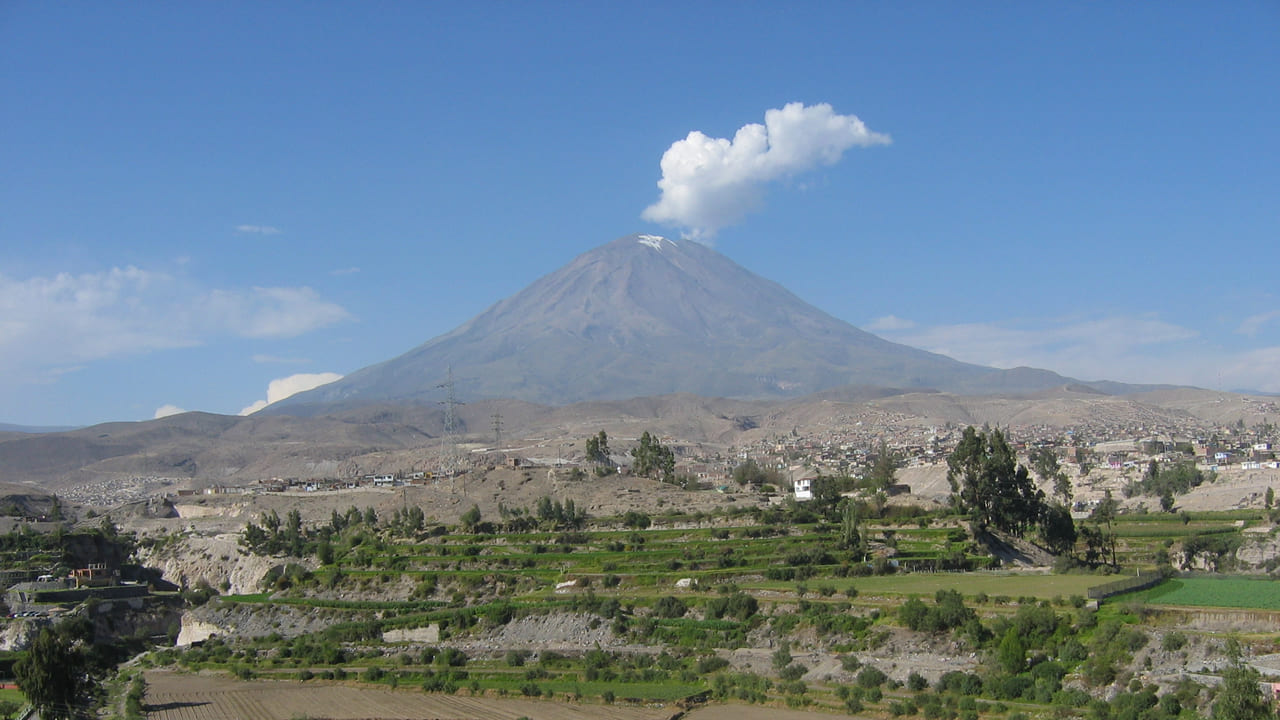 Climbing the Misti Volcano